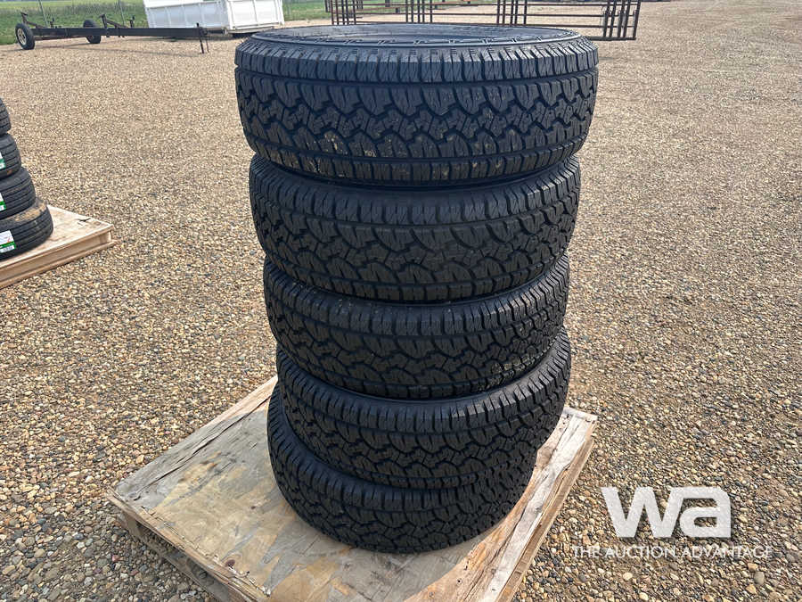 (5) GRIZZLY 265/70R18 TIRES