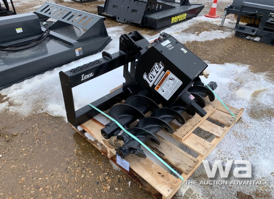 (UNUSED) LOWE 750 HYD. SKID STEER AUGER