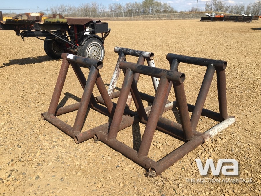 (2) SETS OF PIPE SAW HORSES