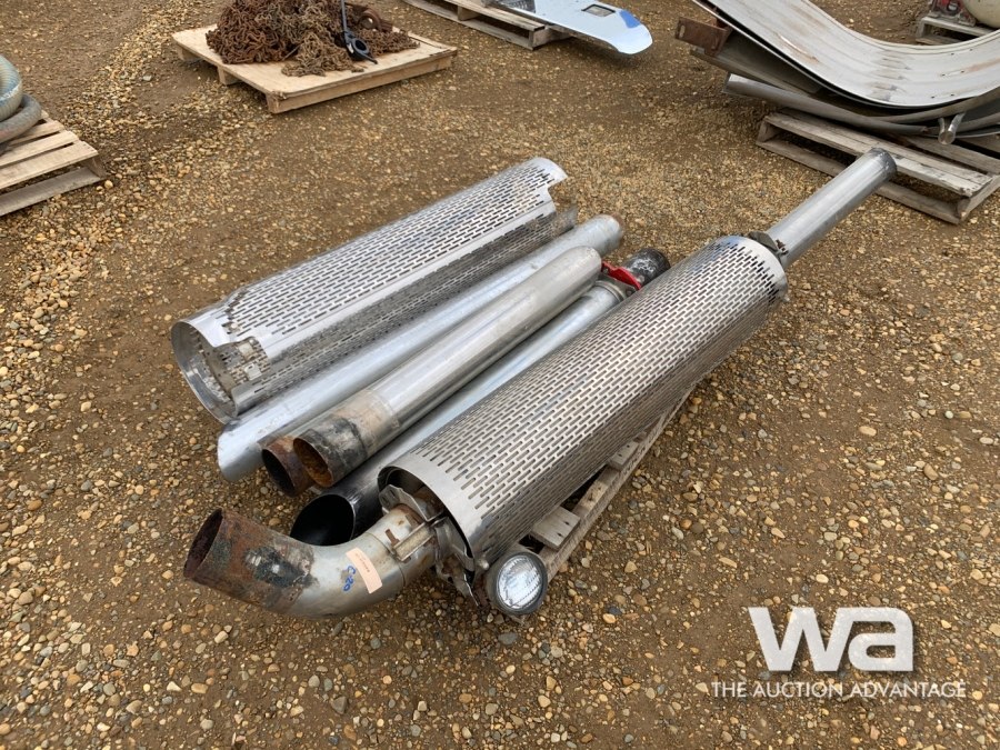 (2) 5" TRUCK EXHAUST STACKS