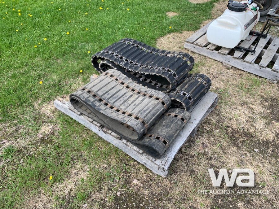 (2) SNOWMOBILE TRACKS