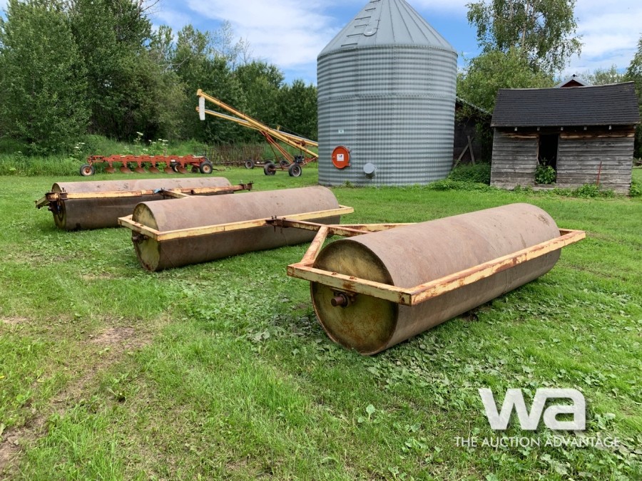 (3) SECTIONS OF 10 FT. LAND ROLLERS