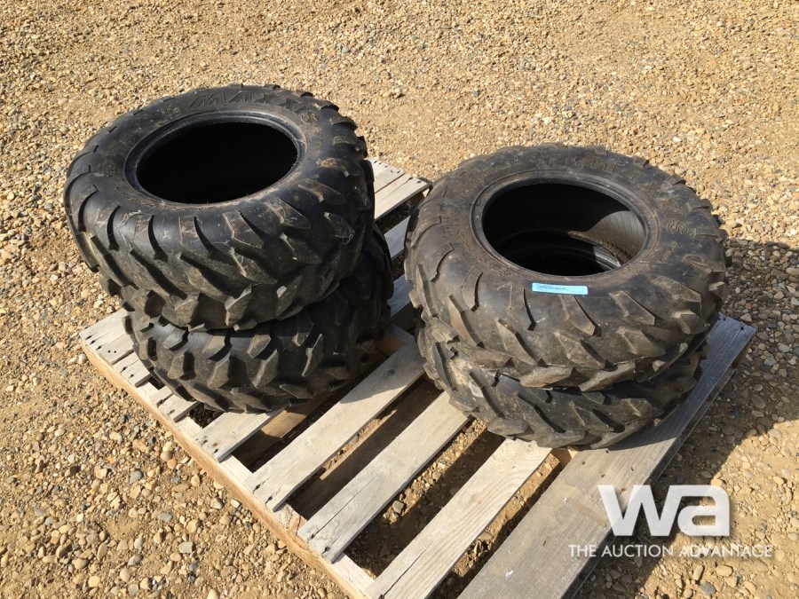 (4) MAXXIS ATV TIRES