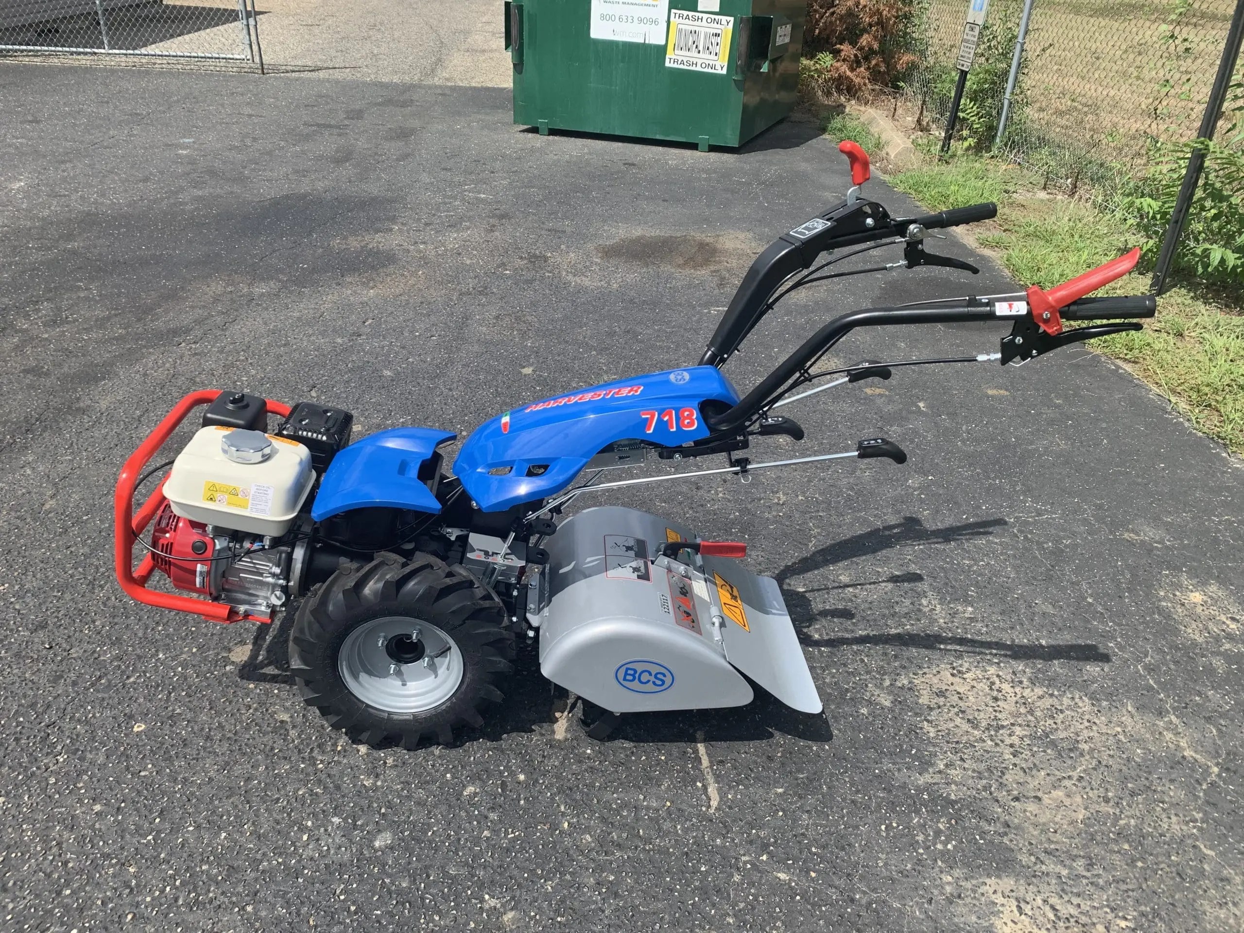 Rental BCS tiller Weaver's Equipment