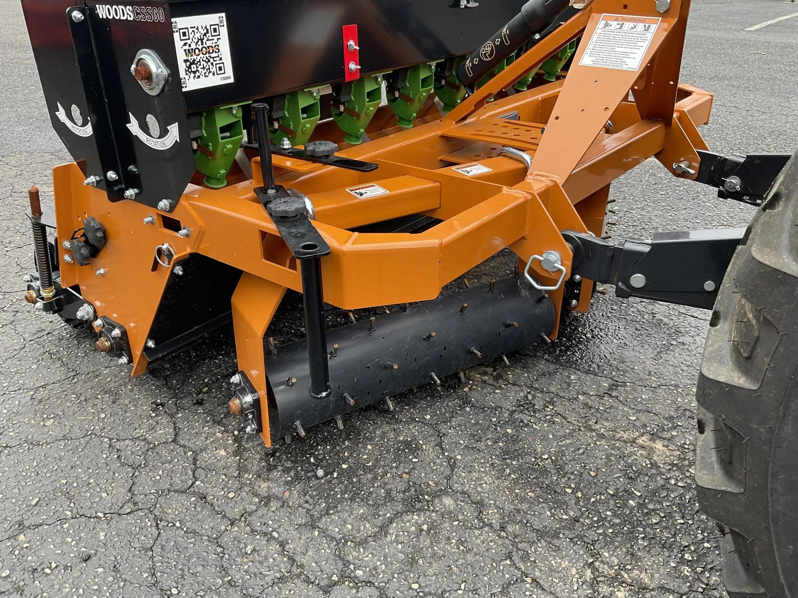Weavers Equipment 60 Inch Woods Seeder for Rent Weavers Equipment