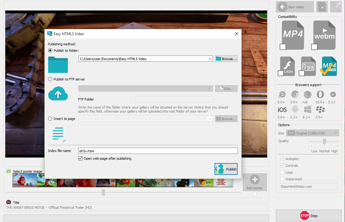 Astonishing MP4 to HTML5 Converter Overview