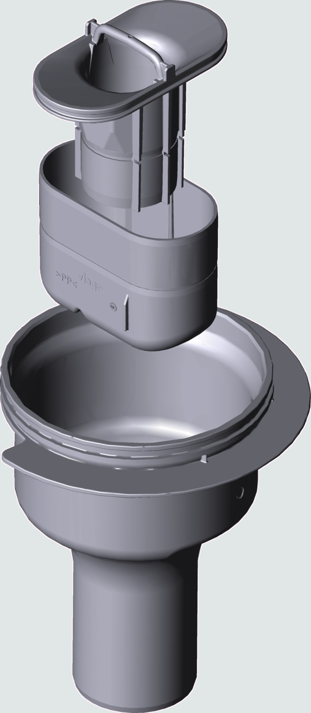 Advantix Shower channel odour trap Viega