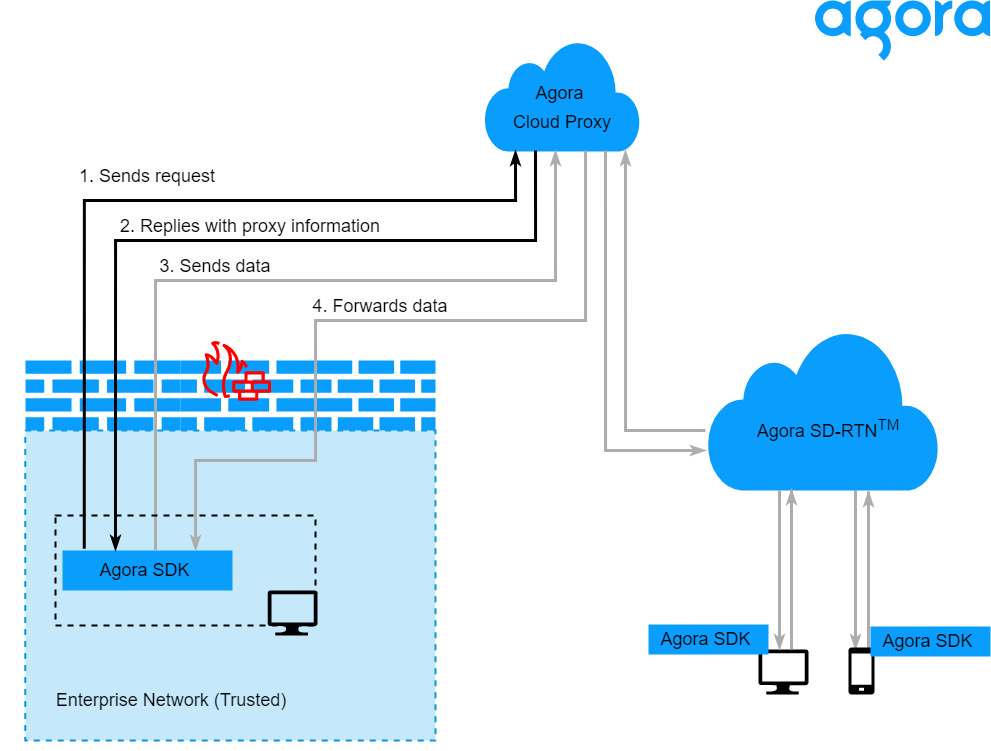 Server Gateway Cloud proxy Agora Docs