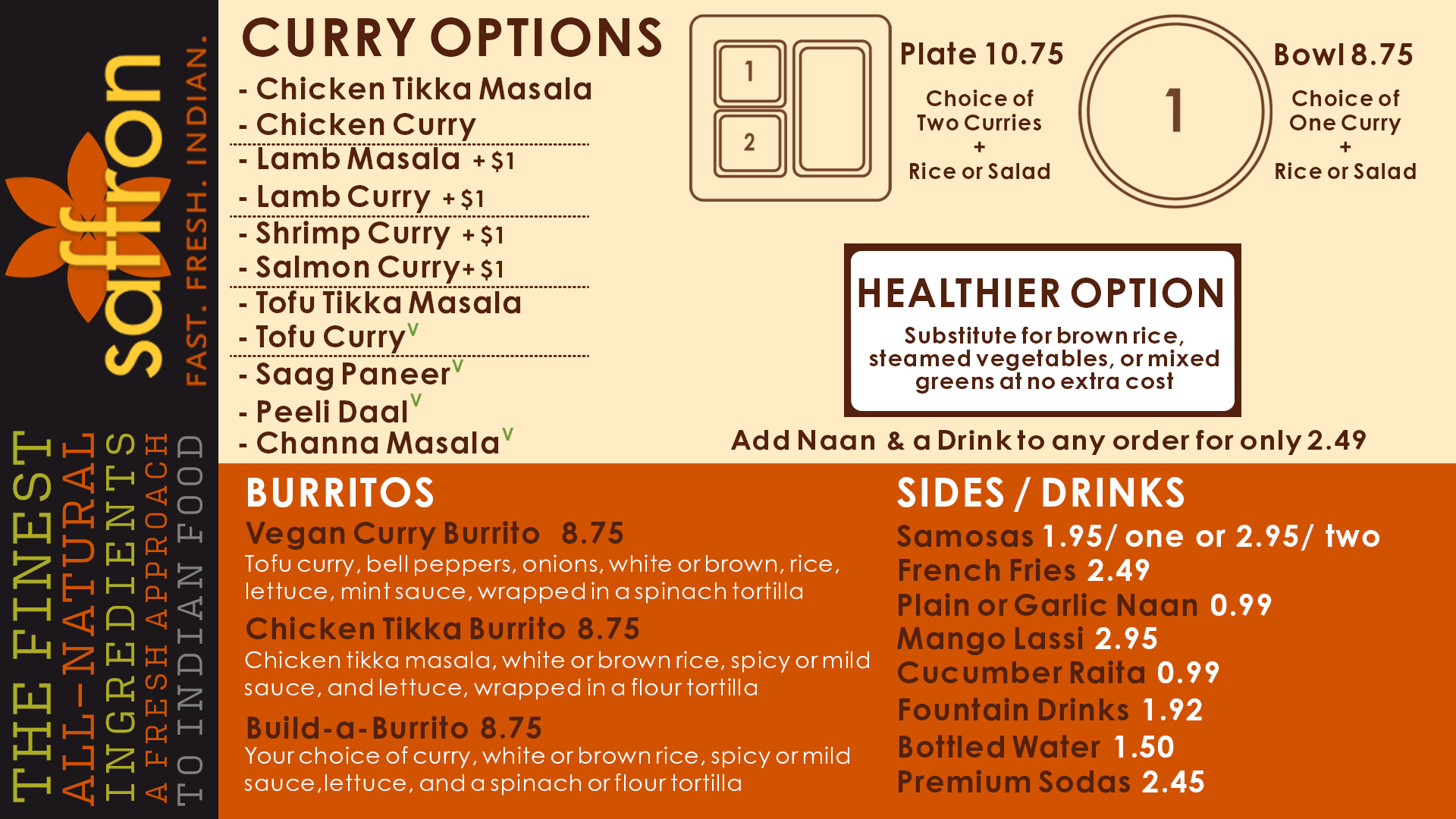 Locations Saffron Restaurants