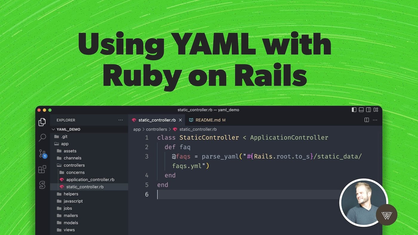 Using YAML with Ruby on Rails Crunch