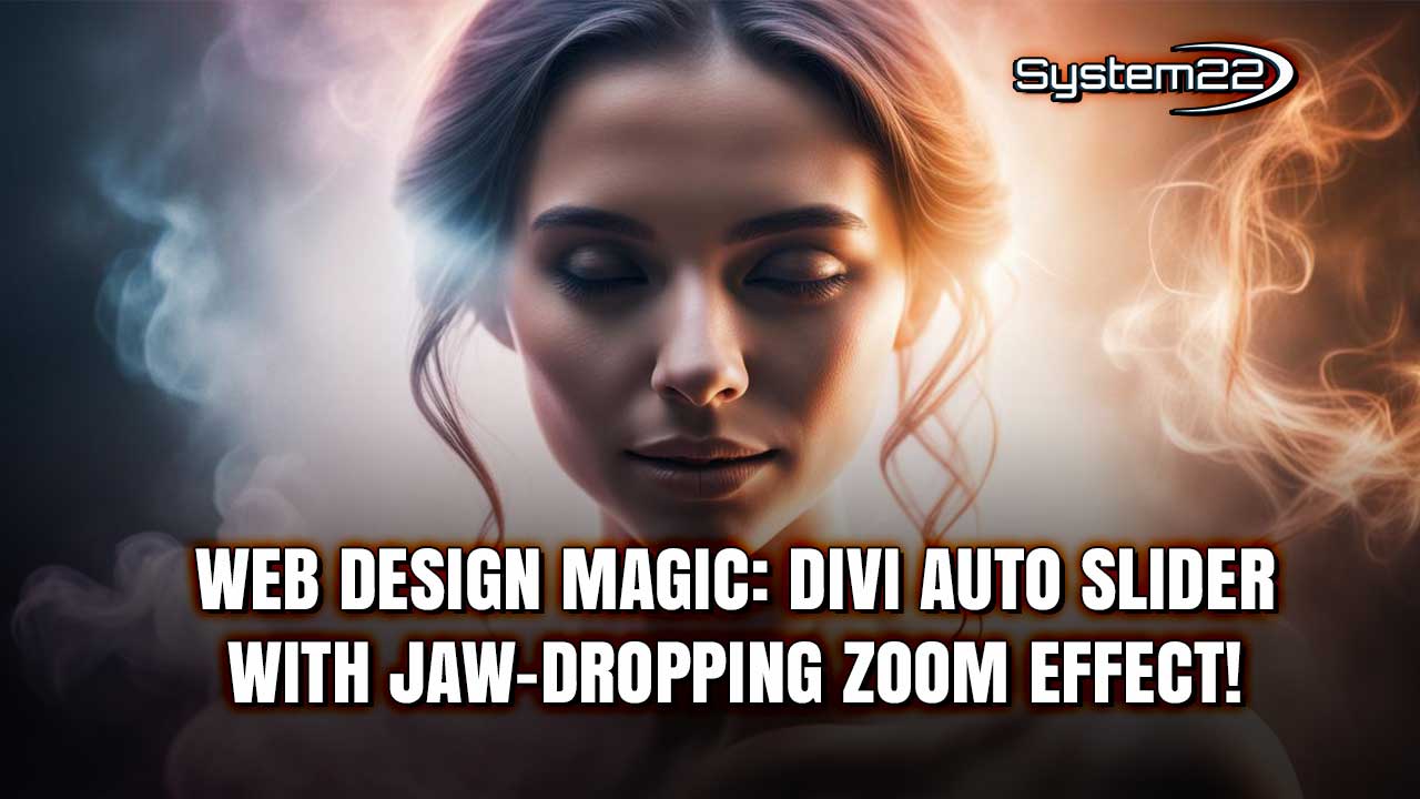  Design Magic Divi Auto Slider with JawDropping Zoom Effect!