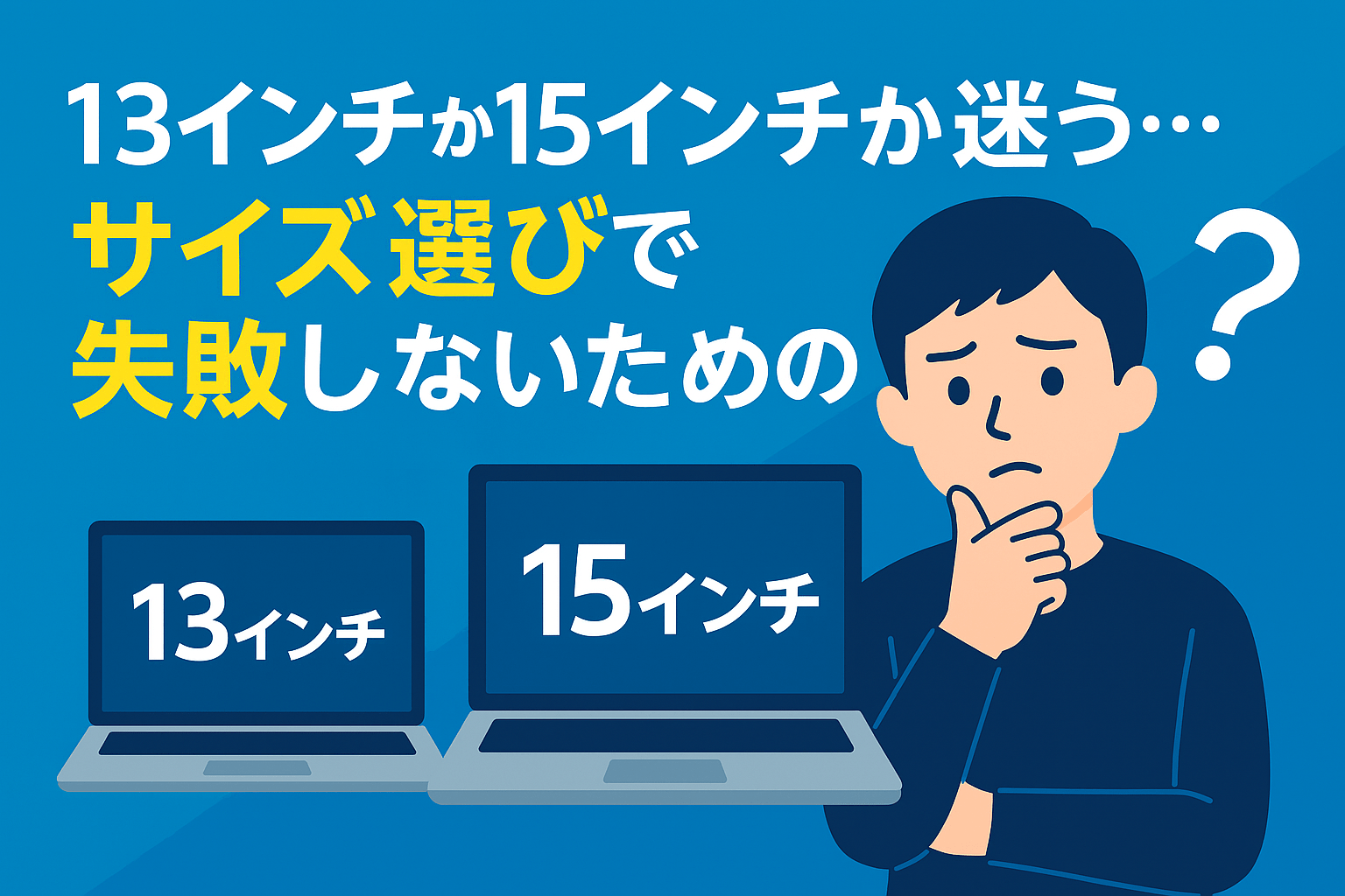 「13インチか15インチか迷う…」サイズ選びで失敗しないための3つのポイント WebEssentials（ウェブエッセンシャルズ）