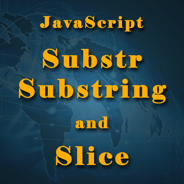 JavaScript substring, substr and slice WEB++