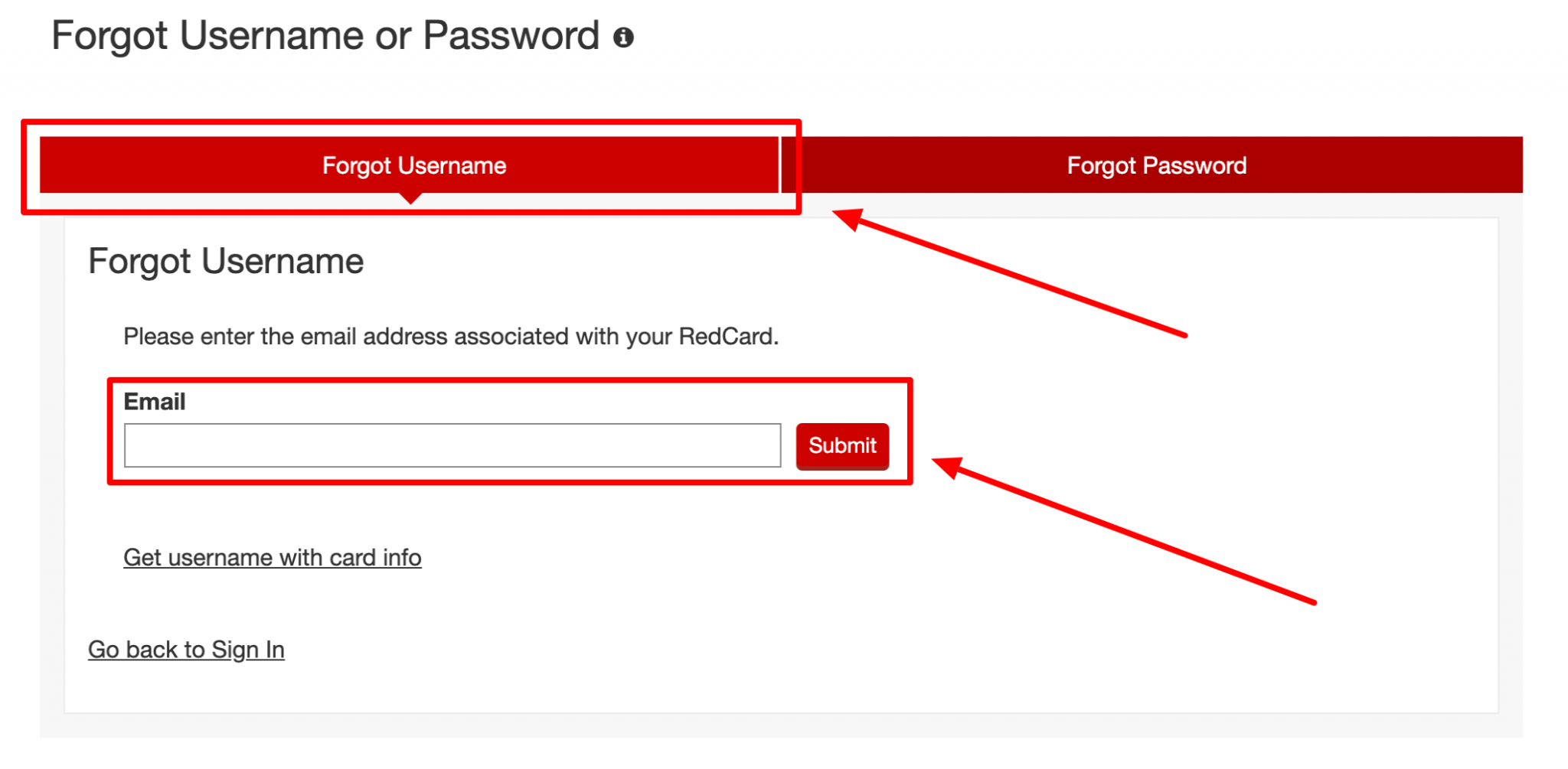 Target Red card Login  Sites