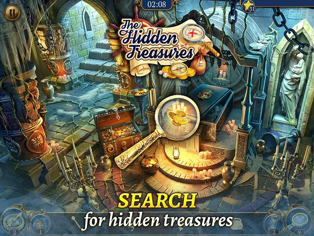The Hidden Treasures® Hidden Objects Mystery & Match3
