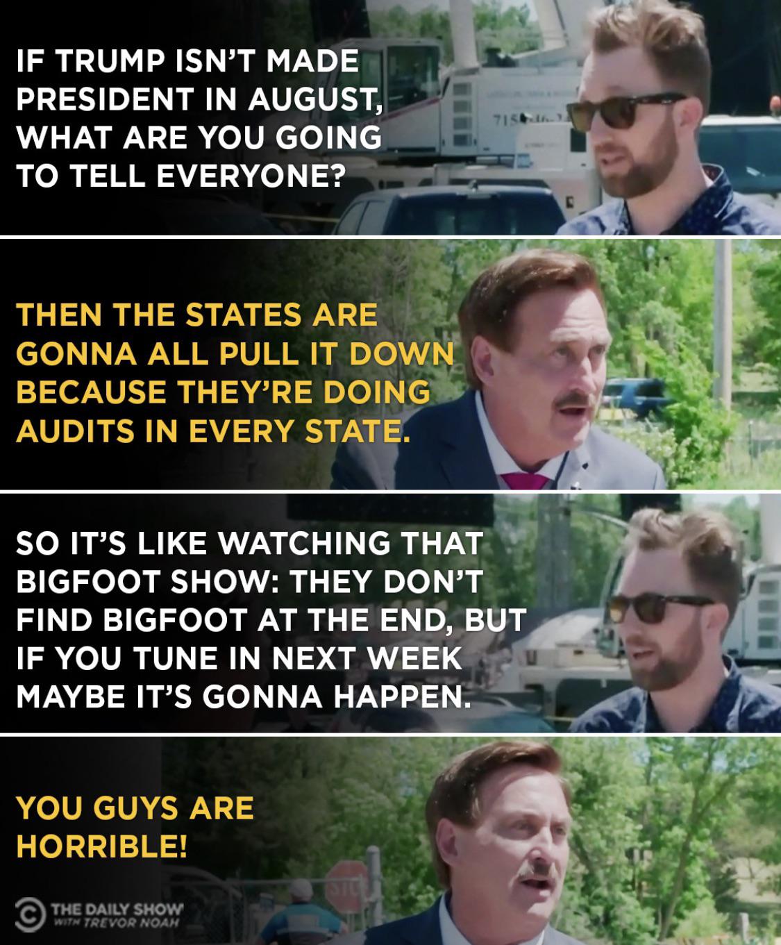 Jordan Klepper 1, MyPillow Guy 0 r/Qult_Headquarters
