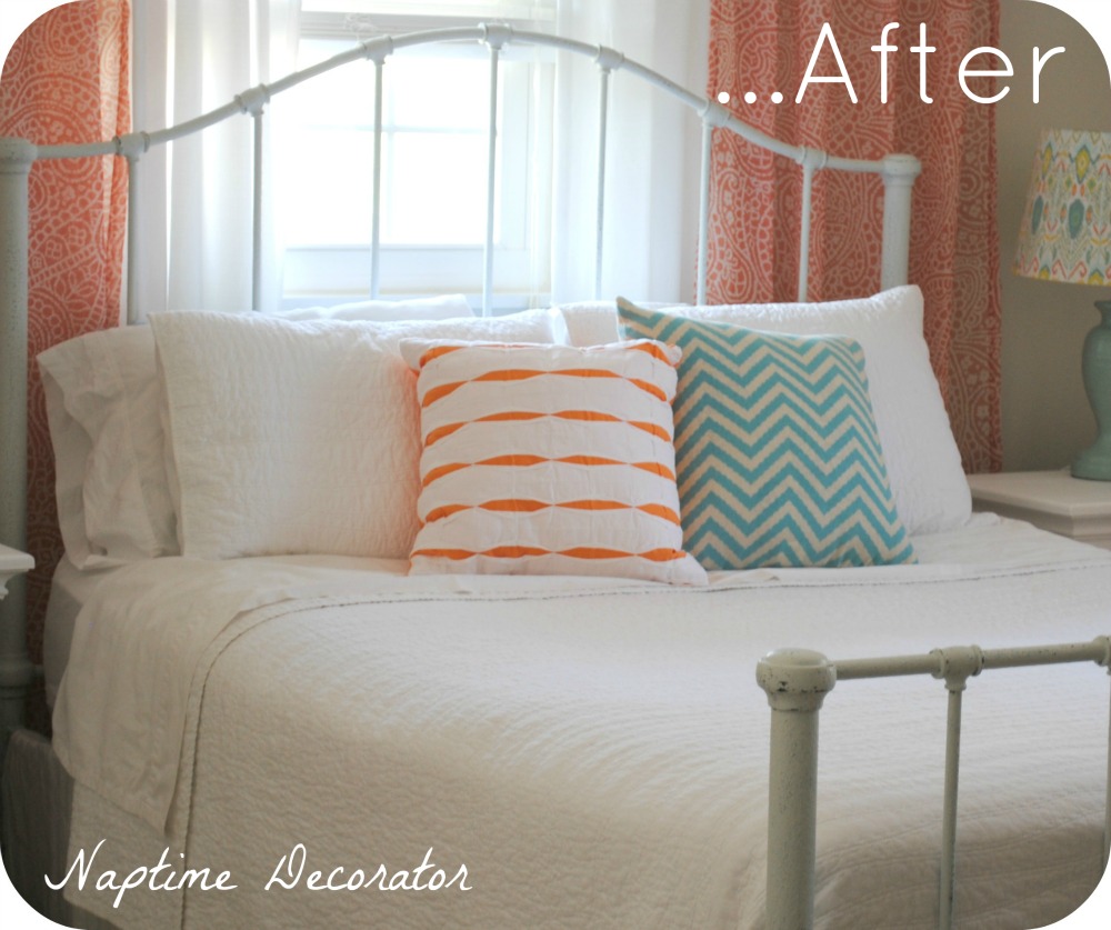 How to Paint a Wrought Iron Bed Frame (in one easy step!)