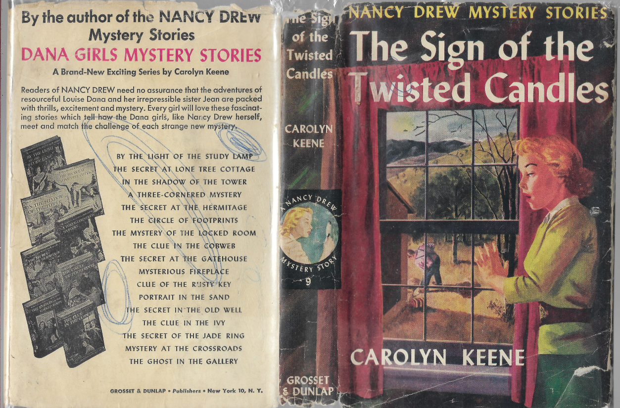 FileThe Sign of the Twisted Candles (1933) front and back covers and