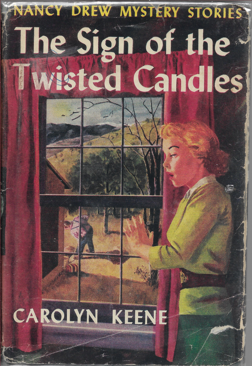 FileThe Sign of the Twisted Candles (1933) front and back covers and