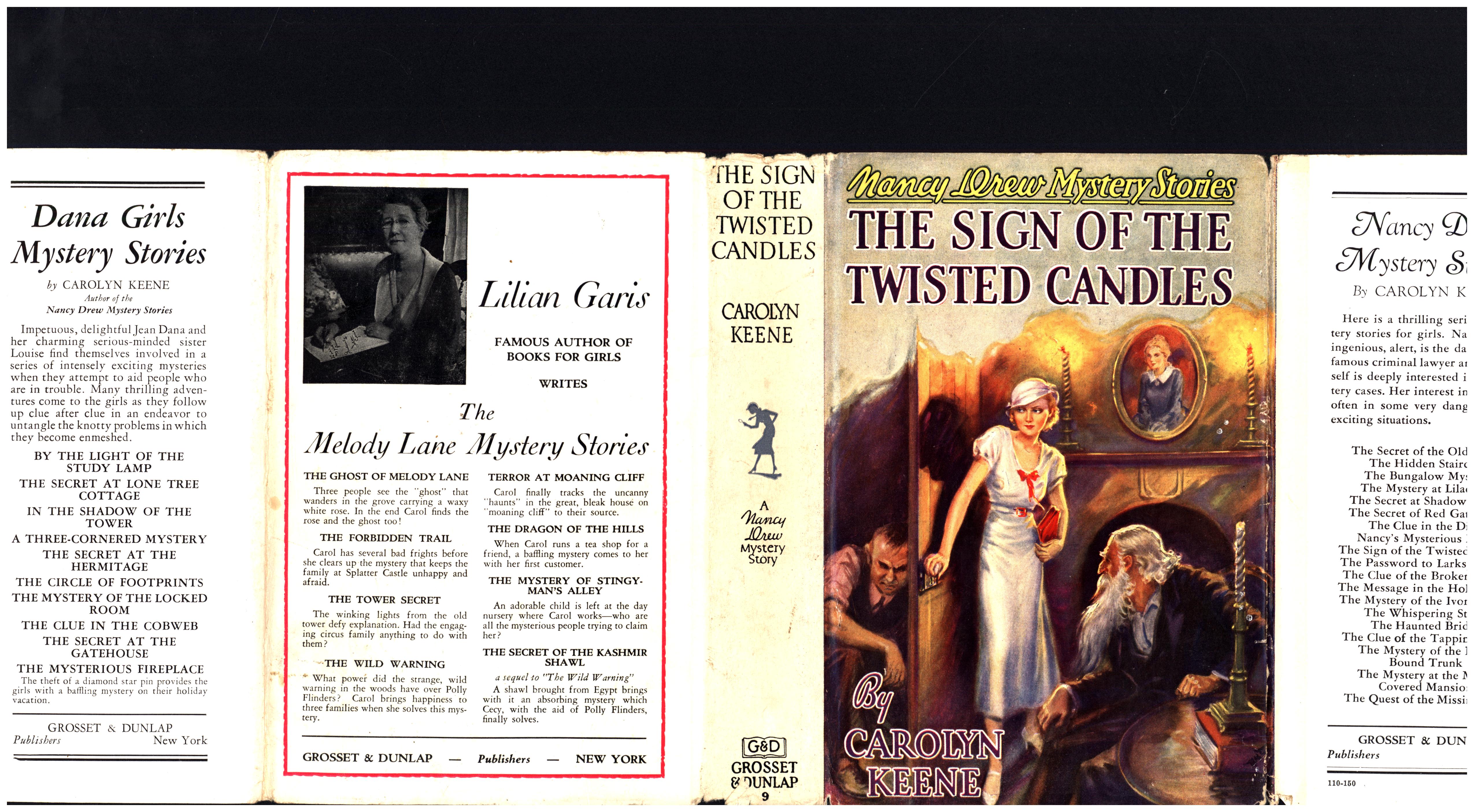 FileThe Sign of the Twisted Candles (1933) dust jacket, 1942B28