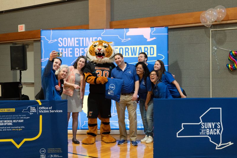 SUNY Cobleskill “SUNY’s Got Your Back” Initiative, Fills Bag