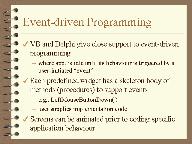 Eventdriven Programming