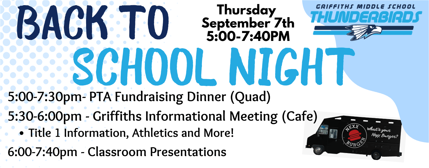 Back To School Night Griffiths