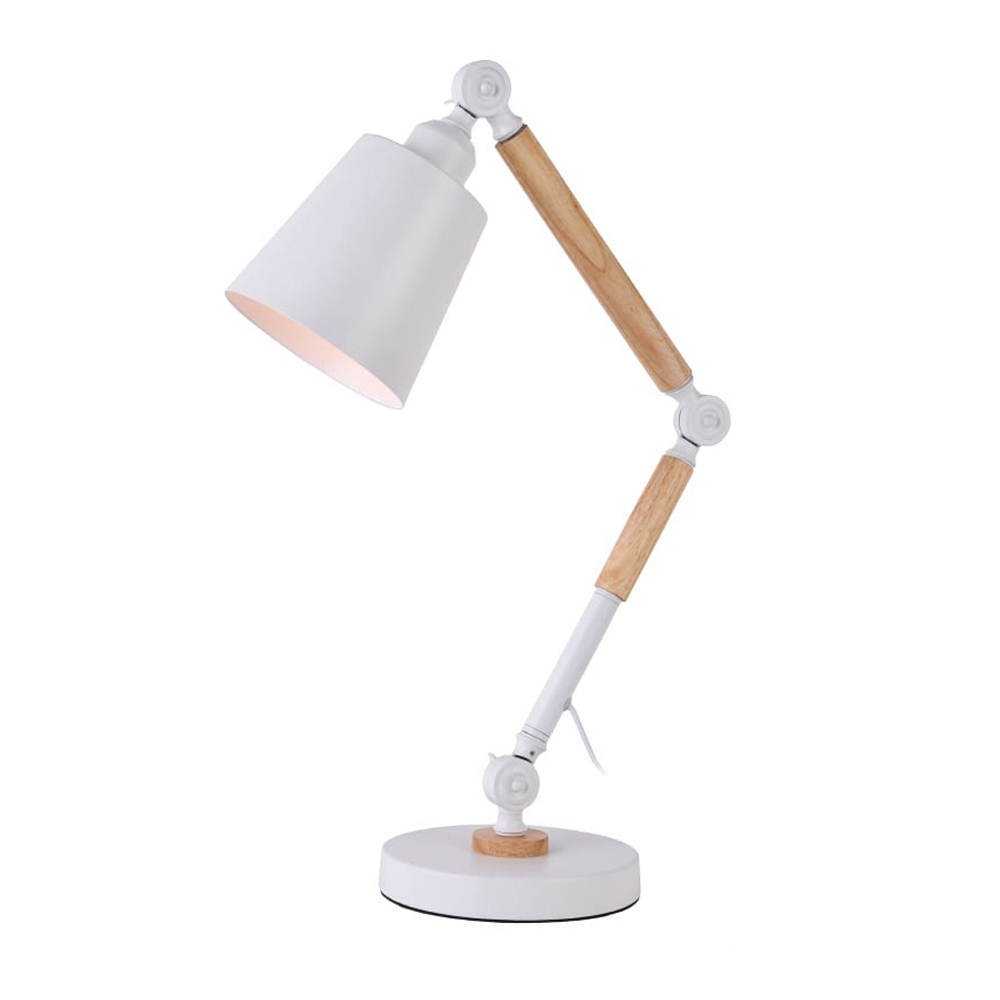 TRADITIONAL DESK LAMP E27 WHITE EDM EDM Product