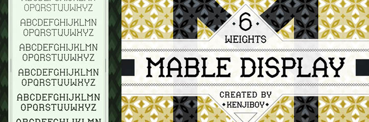 Mable Display : オールドスタイルフリーフォント