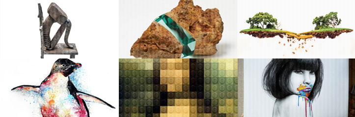 なんだか切ない、ボルトで作られた人の景色