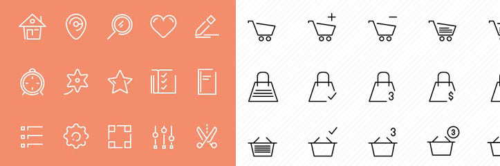 ウェブサイトとユーザーインタフェースデザインの為のフリーアイコン#94