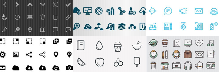 32のフリーベクターアイコンセット - 2015年3月版