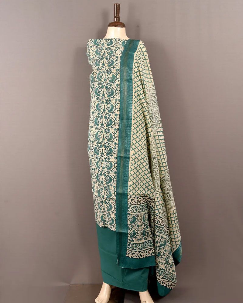 Cotton Ladies Dress Material Set