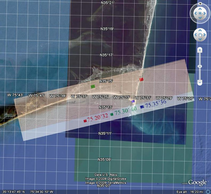 North Carolina Maps Lesson Plan Erosion in the Outer Banks