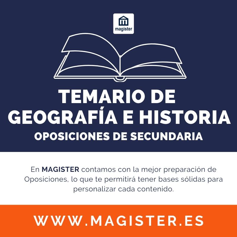 Temario Oficial de Geografía e Historia Oposiciones de Secundaria