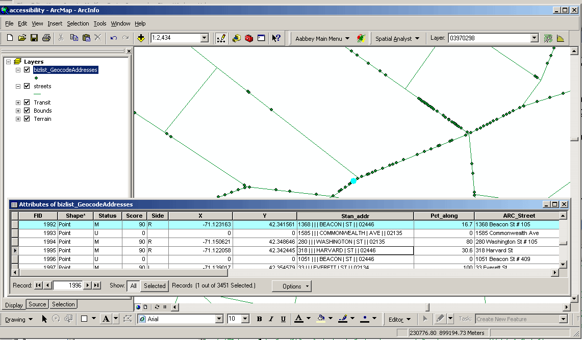 11.520 Lecture 9, geocoding and network analysis
