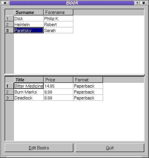 Creating Database Applications
