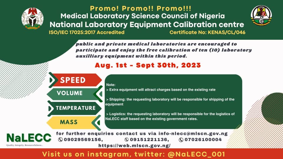 Medical Laboratory Science Council of Nigeria …Labs save lives
