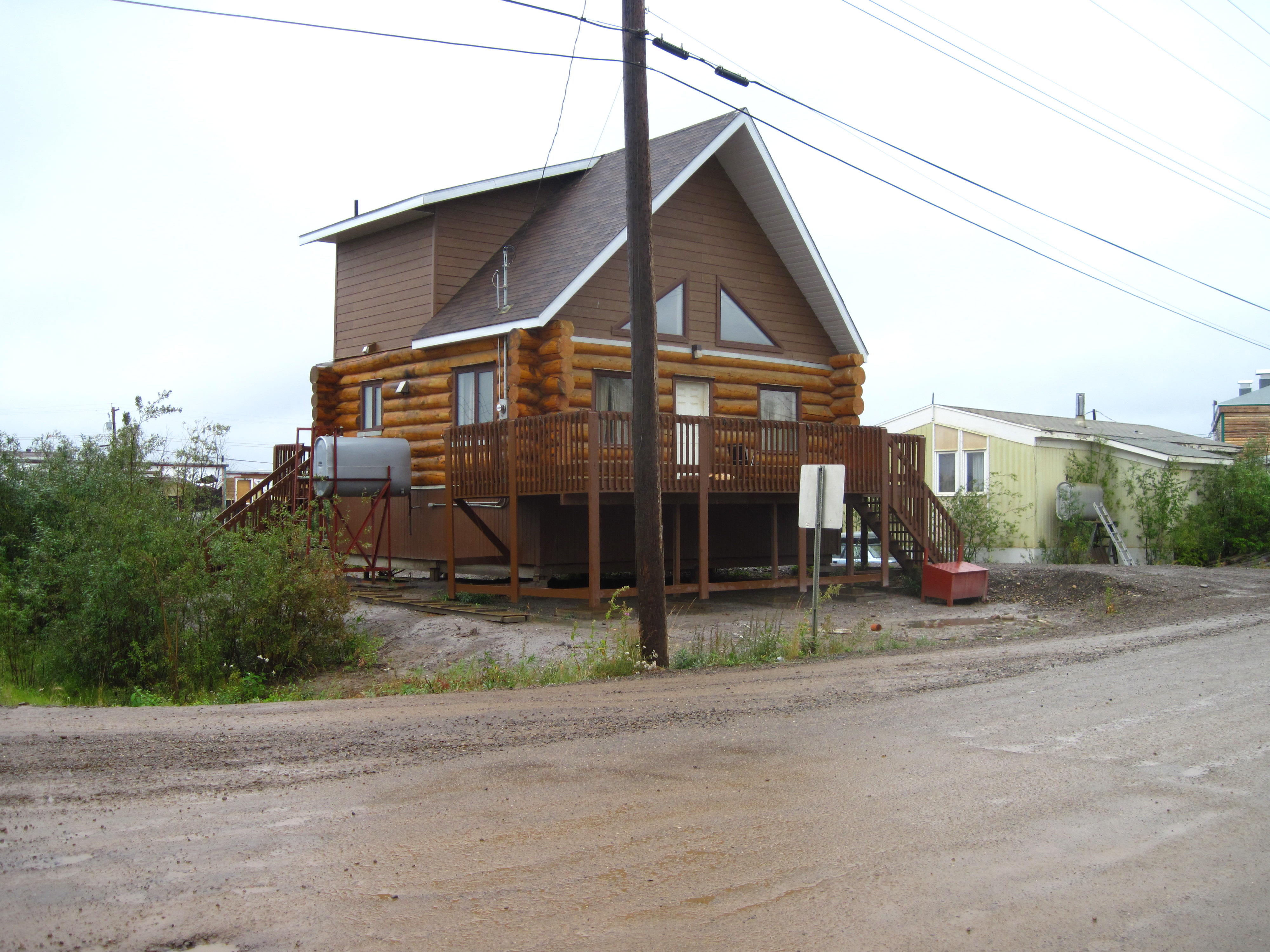 45.House on stilts in Fort McPherson to