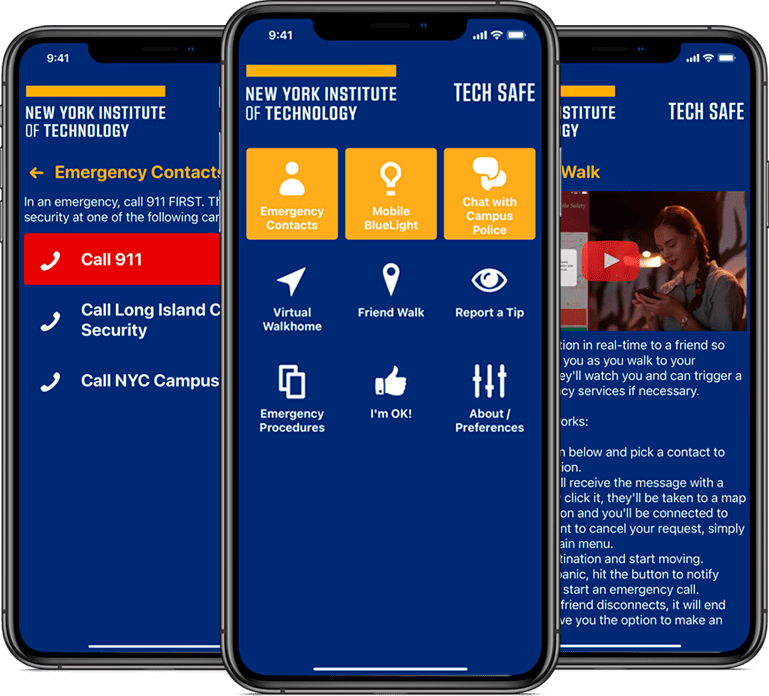 Tech Safe App Emergency & Security Info New York Tech