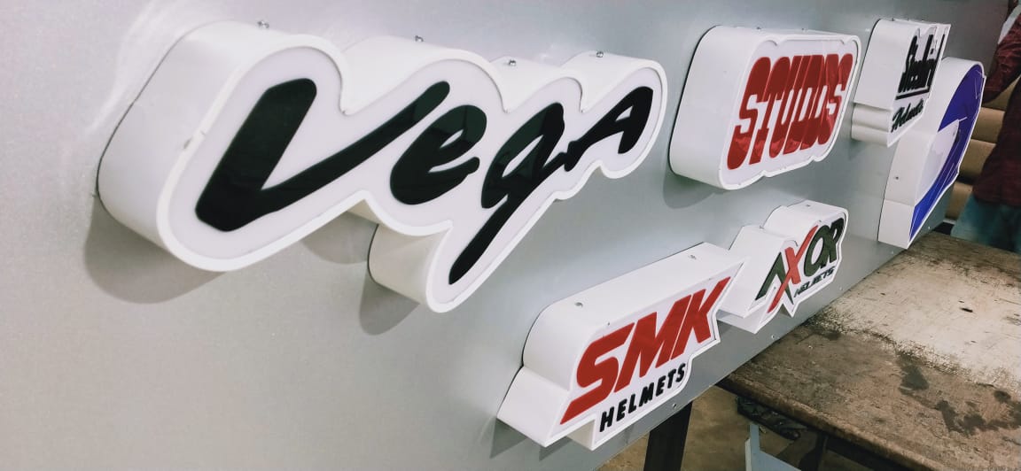 Aluminium LED Letters Essaar Sign Industries, Trichy