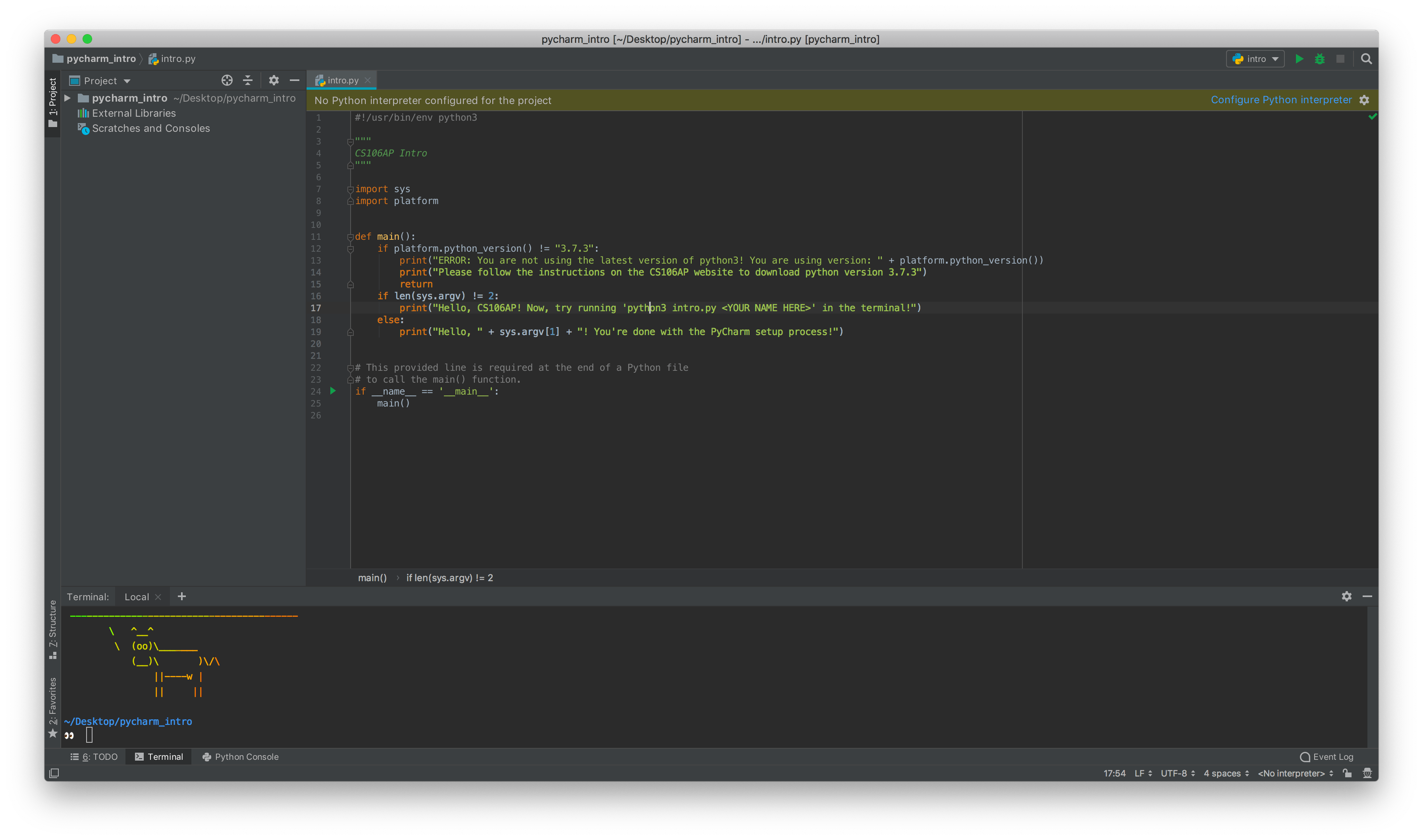 Installing PyCharm
