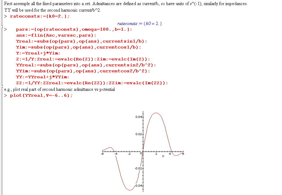 Image of Maple Worksheet