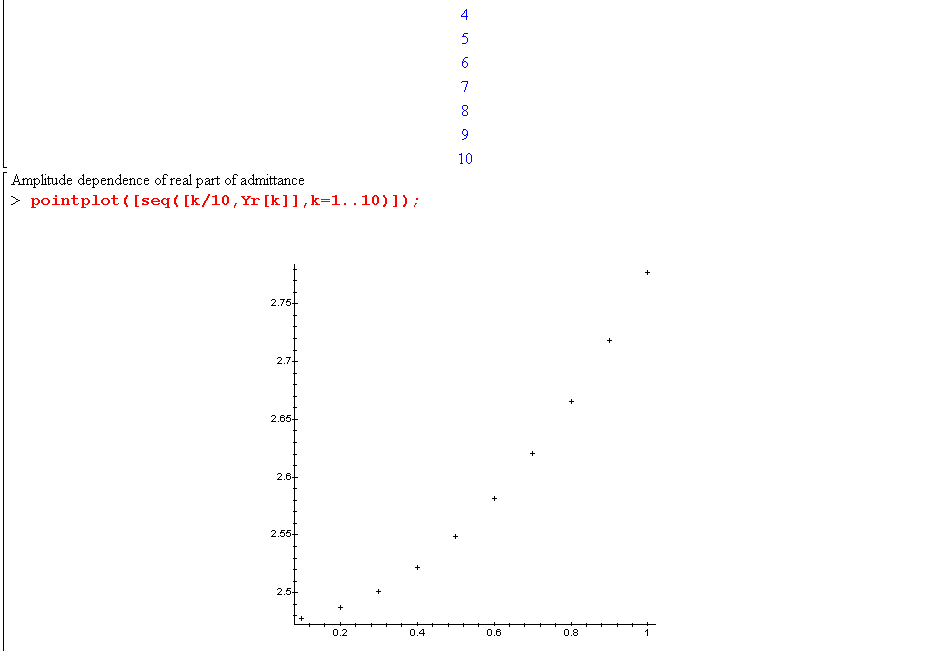 Image of Maple Worksheet