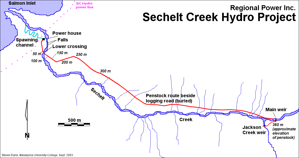 Sechelt Creek Hydro Project, British Columbia