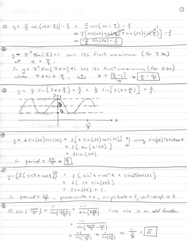 Math 152 Section S0602 Solutions to Test 2 Practice Problems