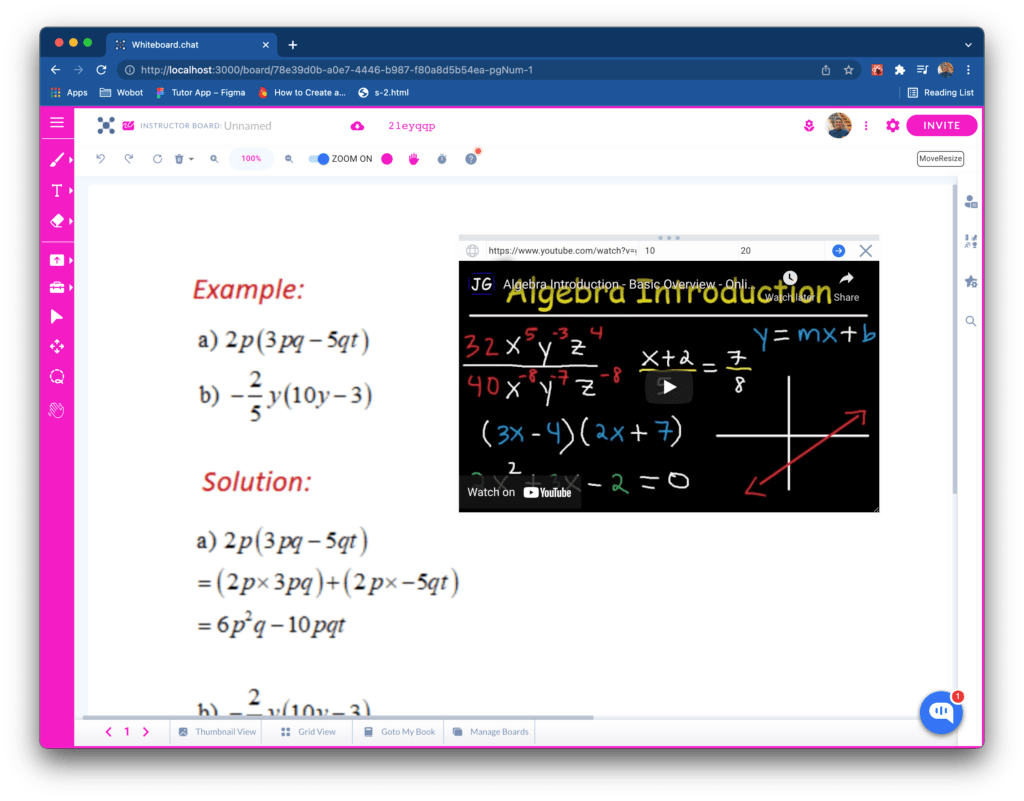 Flipped Classroom and Whiteboard Collaboration Whiteboard.chat Interactive Online Whiteboard