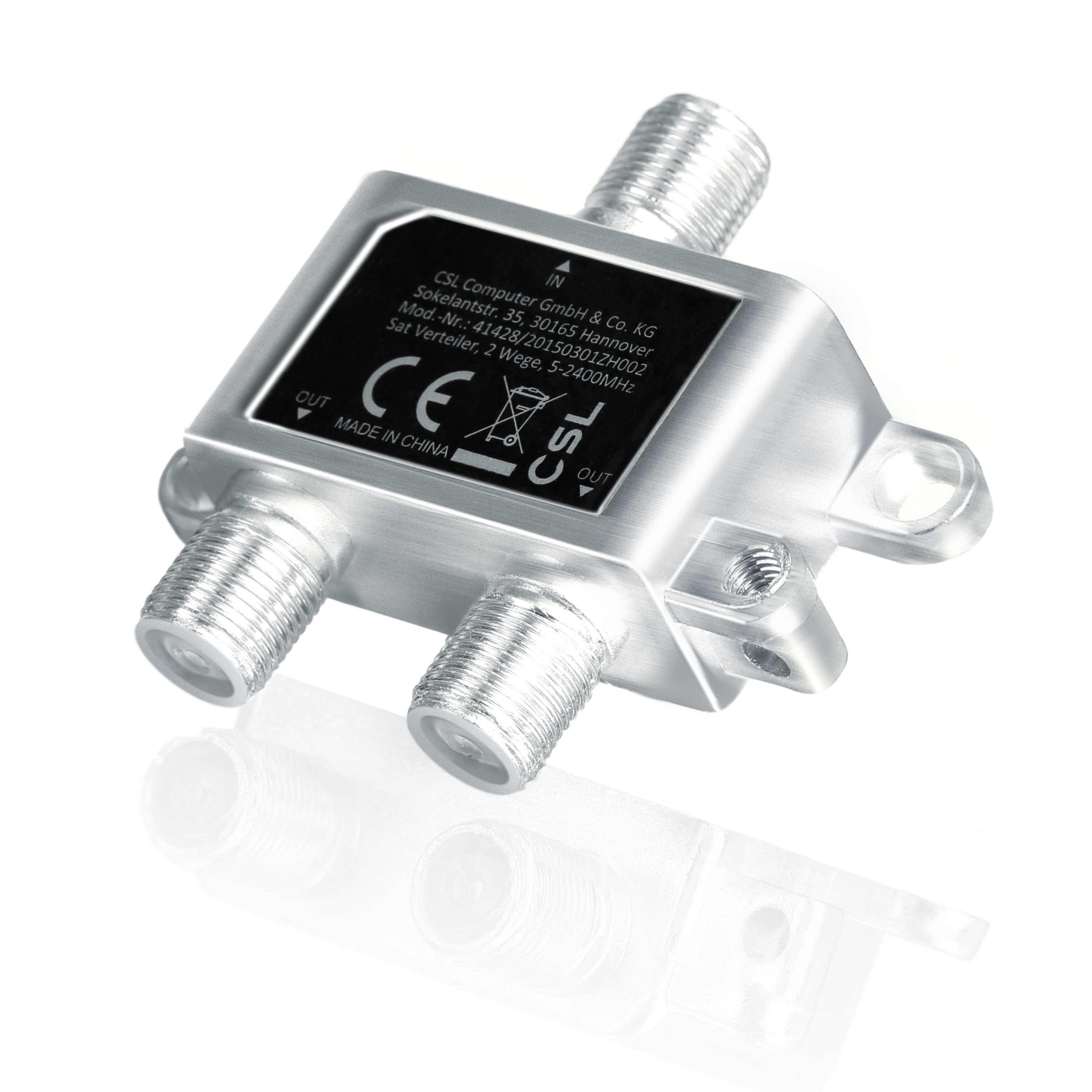 CSL SAT Verteiler (2Wege), 52400 MHz / digitaltauglich SatellitenVerteiler eBay