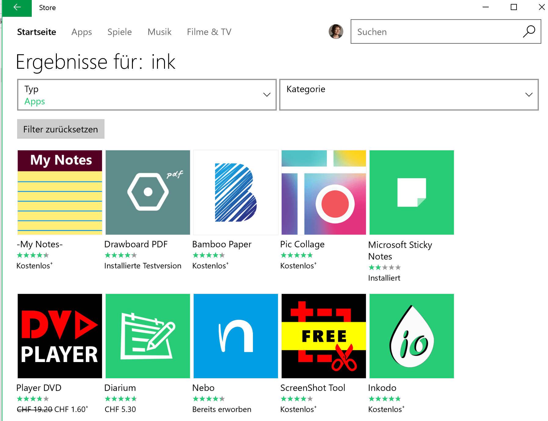 Tipps mit Stift unter Windows 10 Ink 2 Unterricht