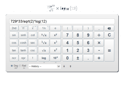 Web 2 0 Scientific Calculator